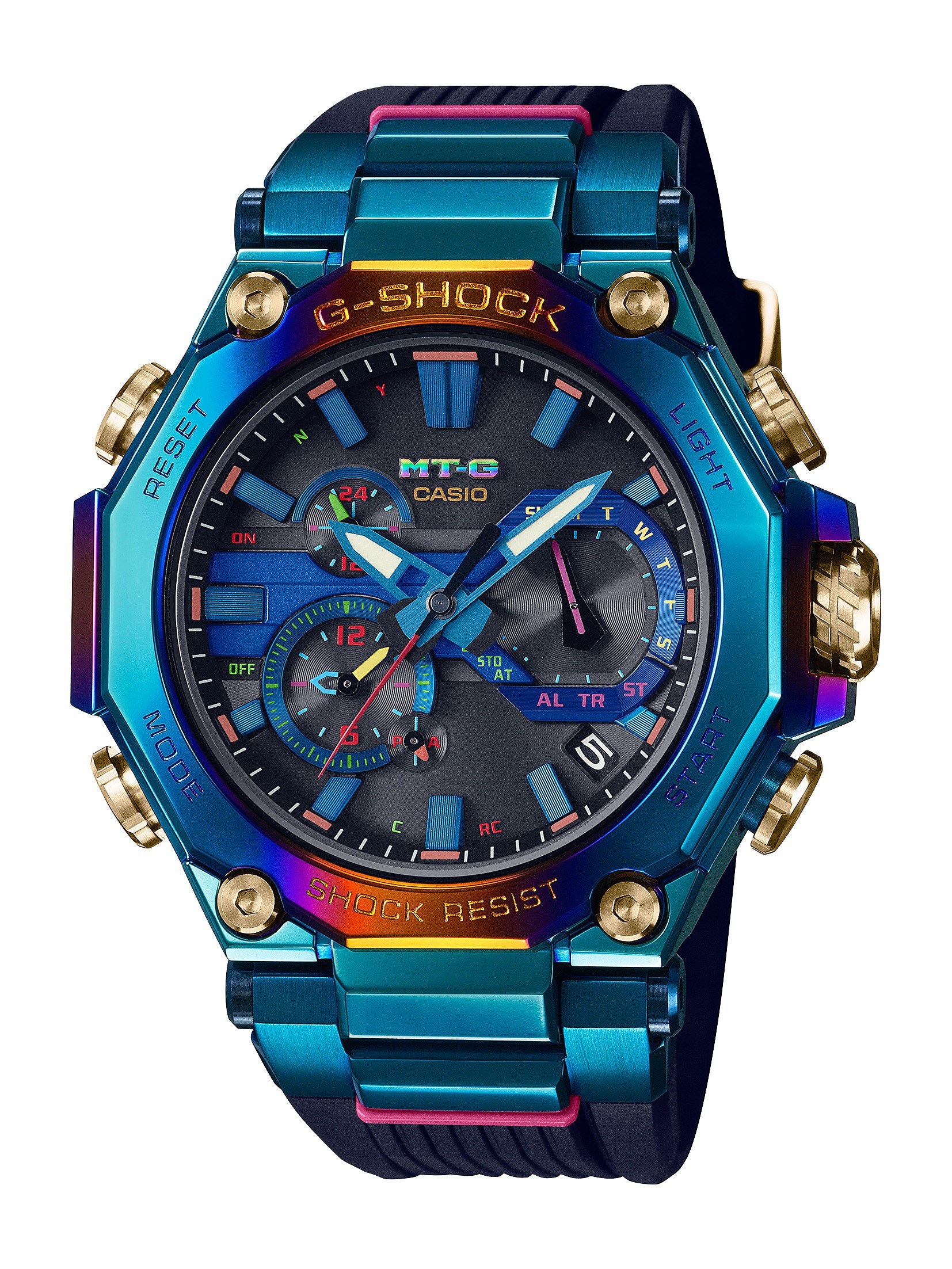 Casio Unveils New MT-G Blue Phoenix-Inspired Shock-Resistant Watches